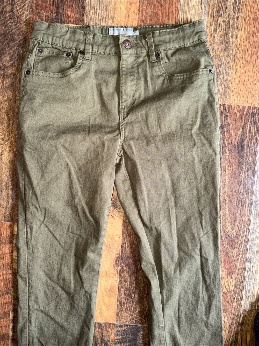 Lucky Brand Olive Green Kids Casual Pants